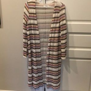 Lightweight long sweater